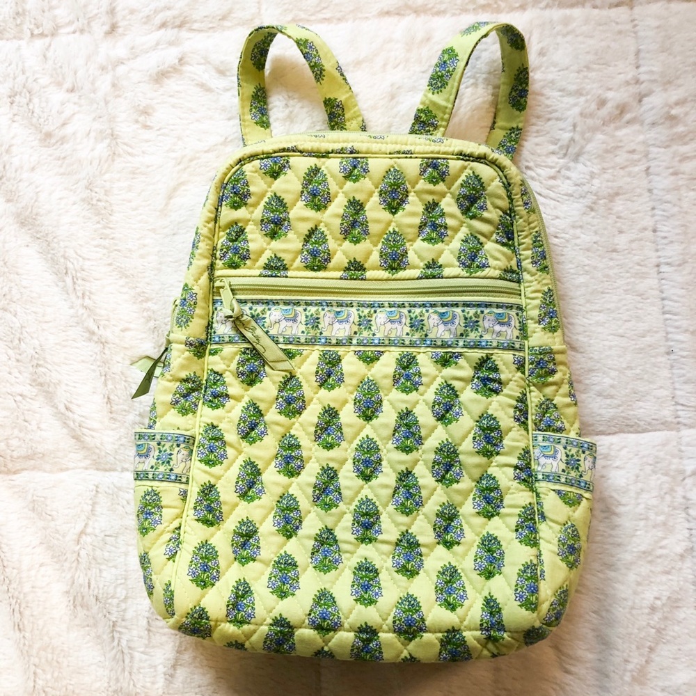 Small Vera Bradley Backpack in Citrus